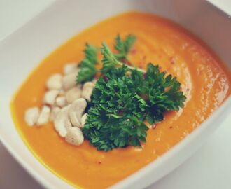 Sötpotatis-soppa med morötter & chili
