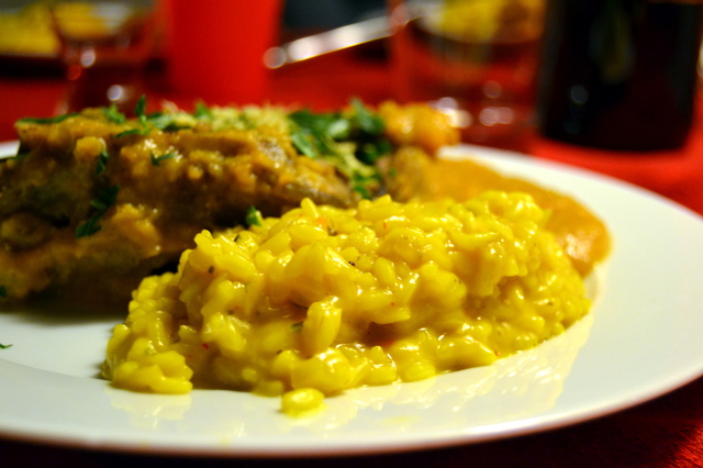 Risotto alla Milanese (saffransrisotto)