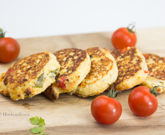 Ricotta Bell Pepper Patties