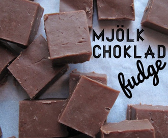 Mjölkchoklad fudge