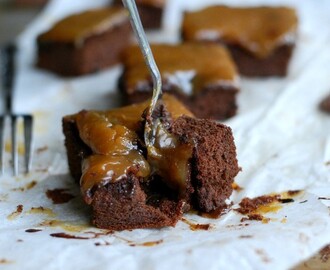 Salted caramel brownie (low carb)