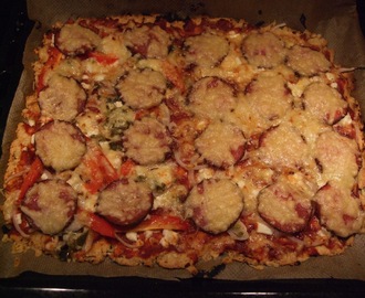 LCHF-pizza