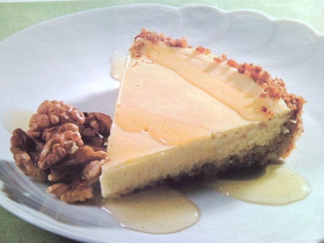 Cheesecake med vaniljhonung