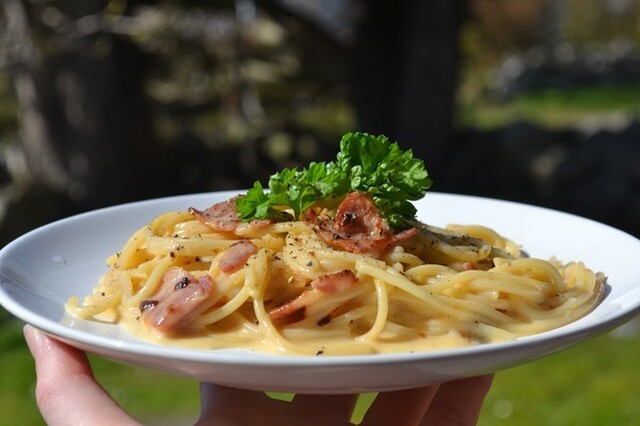 Pasta carbonara!