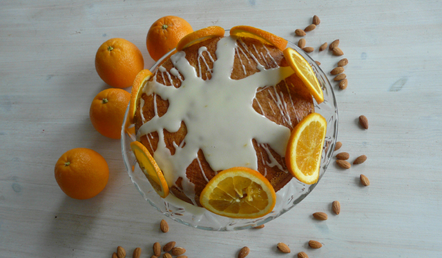 Apelsin- mandelkaka från Nerja – Pastel de naranjas y almendras