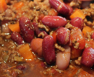 Rökig Chili con carne