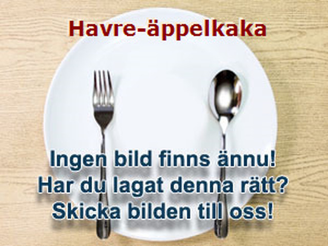 Havre-äppelkaka