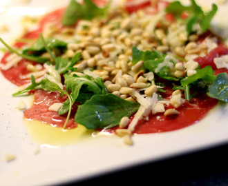 Carpaccio på oxfilé!