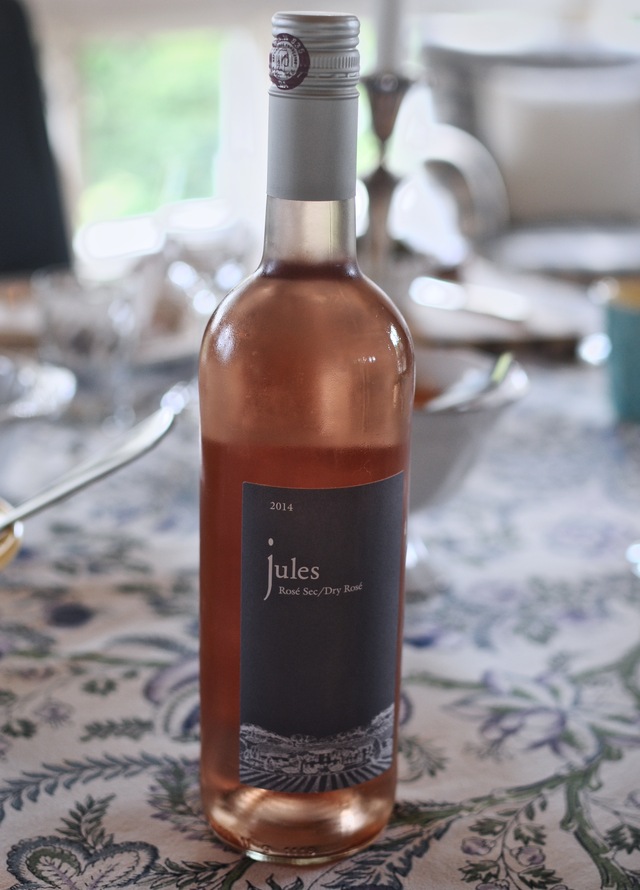 Kräftpaj och ännu ett rosévin