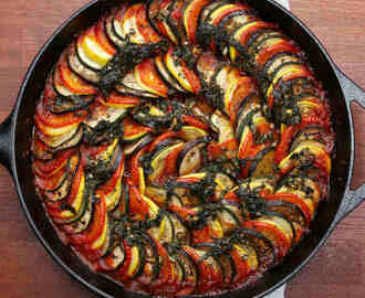 Ugnsbakad ratatouille