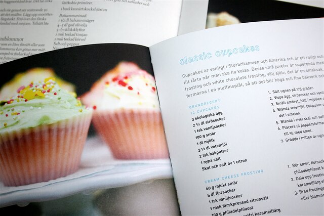 Sköna cupcakes med lime