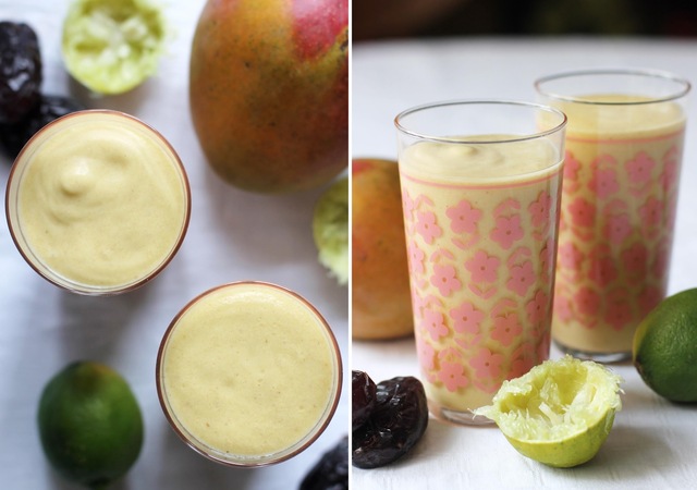 Mango- & kokosnötssmoothie med sötpotatis