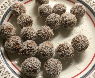 Naturligt glutenfria och mjölkfria chokladbollar