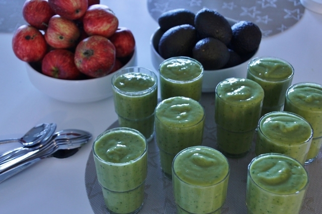 Grön morgonsmoothie – recept från träningshelgen!