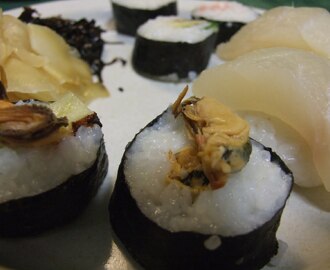 Sushi med svenska fiskar