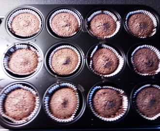 Glutenfri kladdkaka/kladdkakemuffins