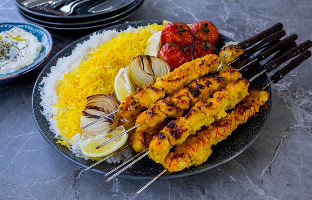 Djoje kebab- Persiska kycklingspett