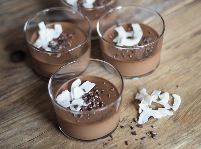 Mejerifri chokladpudding med kokosmjölk