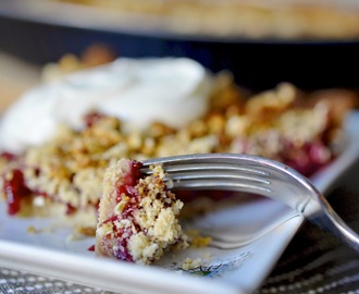 Ljuvlig hallon & jordgubbspaj (gluten- och laktosfri)