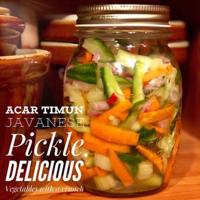 Recept - Acar Timun, Pickles från Java