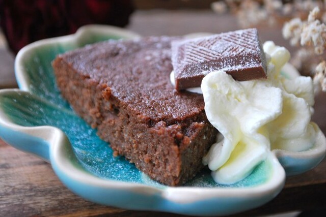 Kladdkaka med xylitol (björksocker)