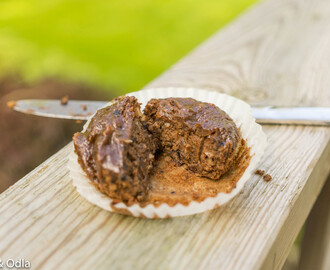 Paleomuffins med dadlar och blåbär