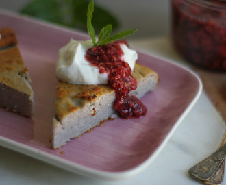 Mjuk glutenfri kaka med vita bönor