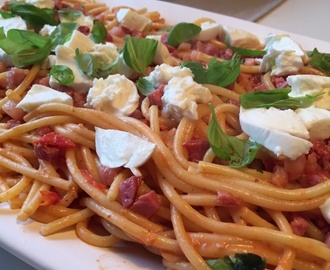 Pasta med pancetta