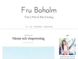 Fru Boholm