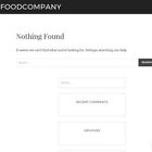 Food Company Blog