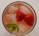 drink jordgubbar mynta