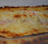 lax i ugn med riven ost