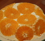 appelsiini rahka jälkiruoka