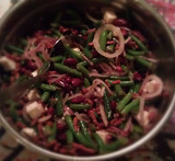 bønnesalat med røde kidneybønner