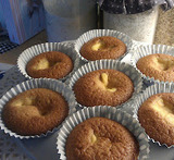 muffins med brunt sukker