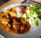 indisk curry masala med oksekød