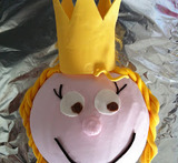 prinsesse kage med fondant