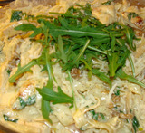 pasta med kyckling och tryffelolja