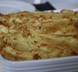 gratineret kartoffelmos