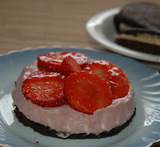 pynte kake med jordbær