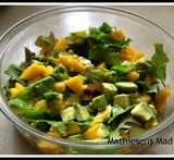 bulgur mango og avocado salat