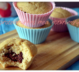 muffins med vanilj fyllning
