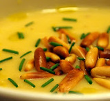 kartoffel porre suppe med fløde