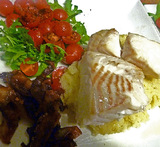 torsk med bacon og potetmos
