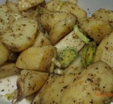 brasede kartofler i ovnen