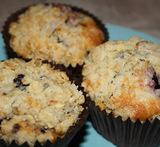 blåbär och hallon muffins