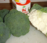 koka blomkål och broccoli