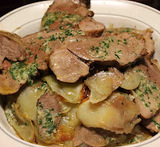 potatis i ugn med vitlök och rosmarin