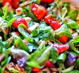 grønne salater med frugt