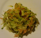salat med squash og gulerødder